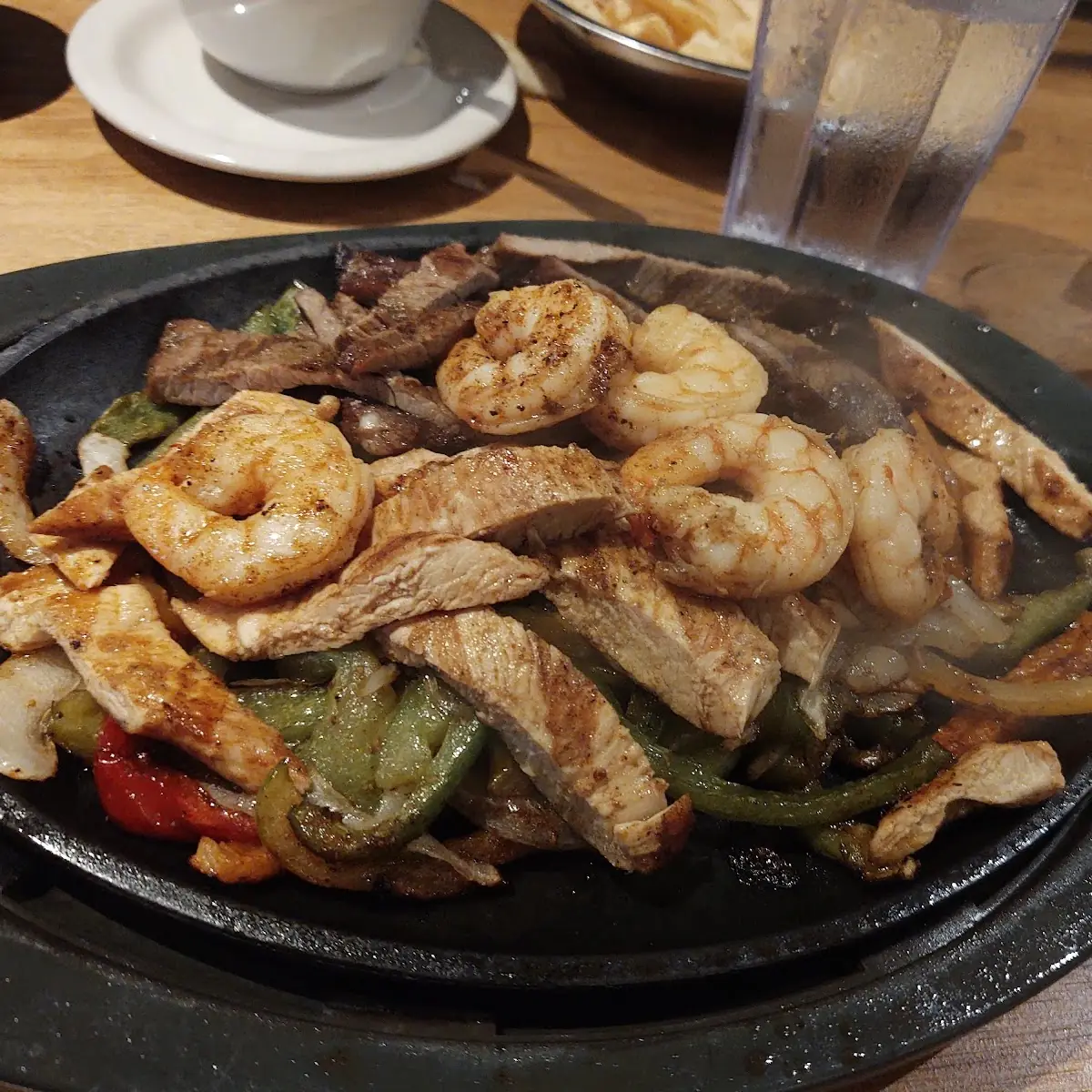 Chicken and Shrimp Fajitas