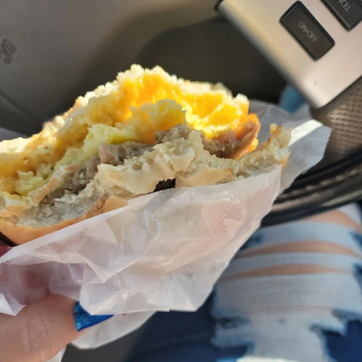 Bagel Sausage Egg and Cheese