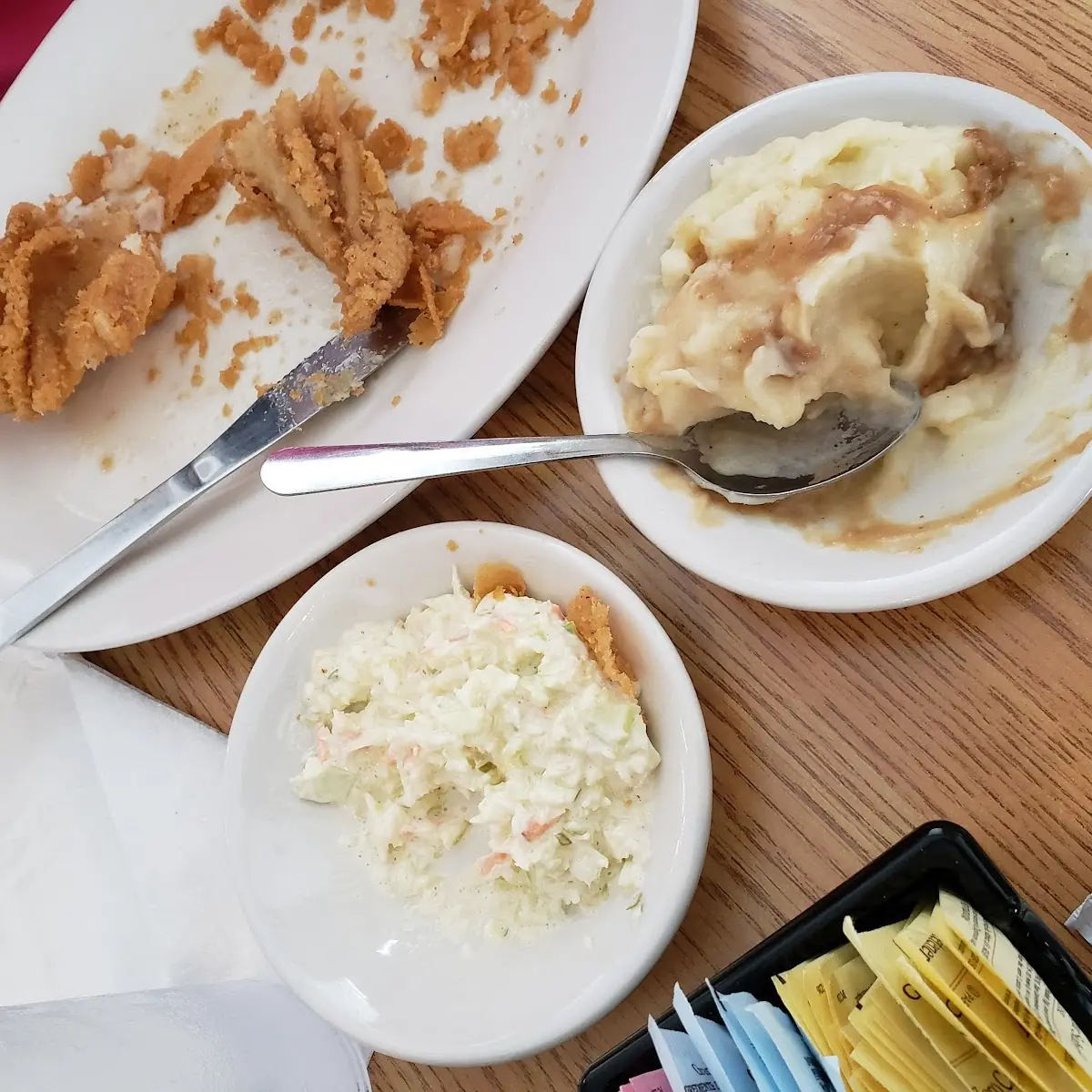 Fish Coleslaw Mashed Potatoes