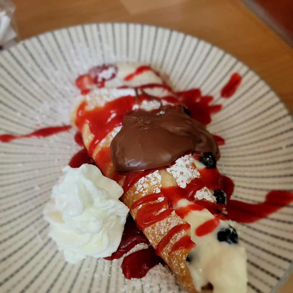 Fruit Cheese Cake Crepe