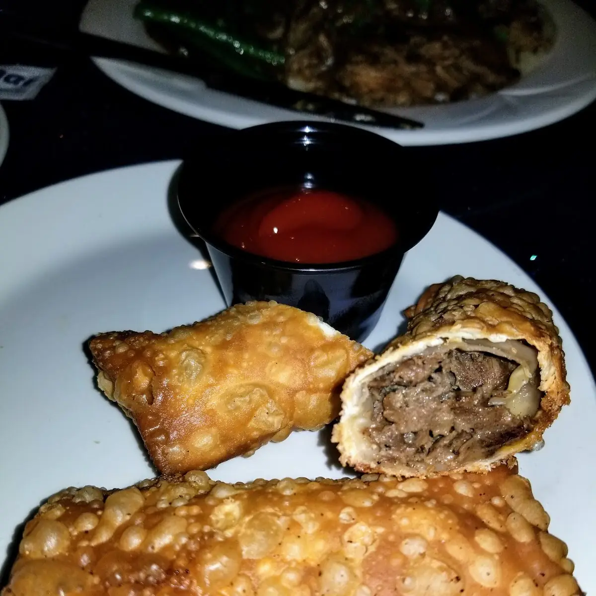 Philly Cheesesteak Eggroll Appetizer