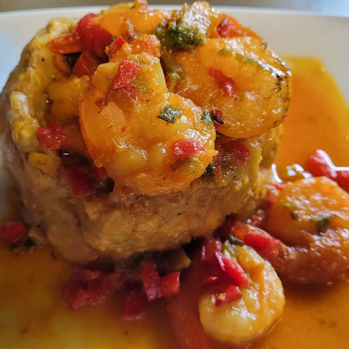 Mofongo Con Camarones