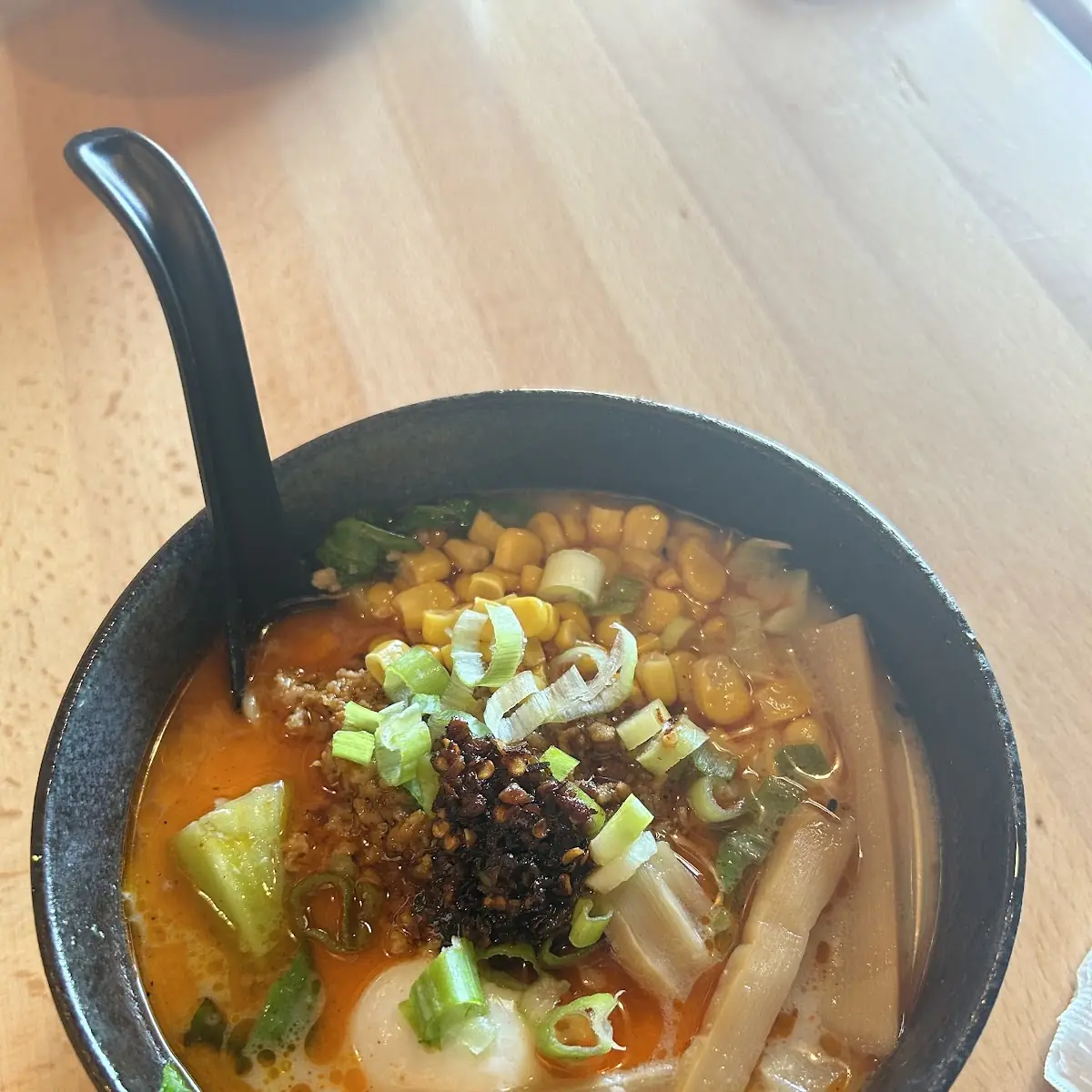Spicy Miso Ramen with Corn