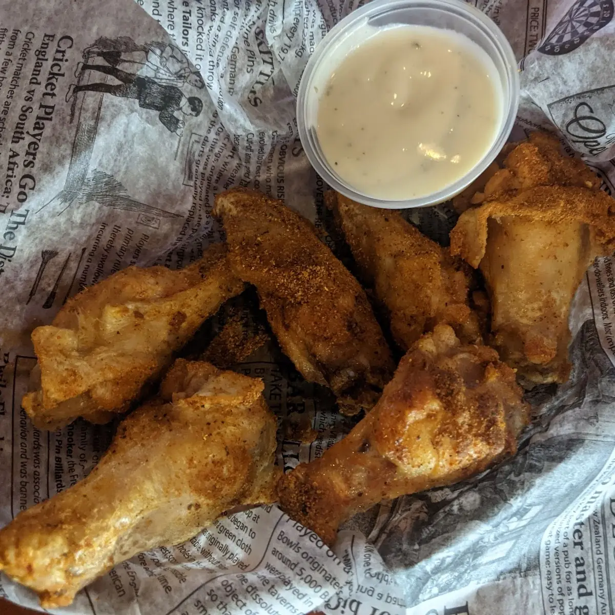 Wings with Curry Dry Rub