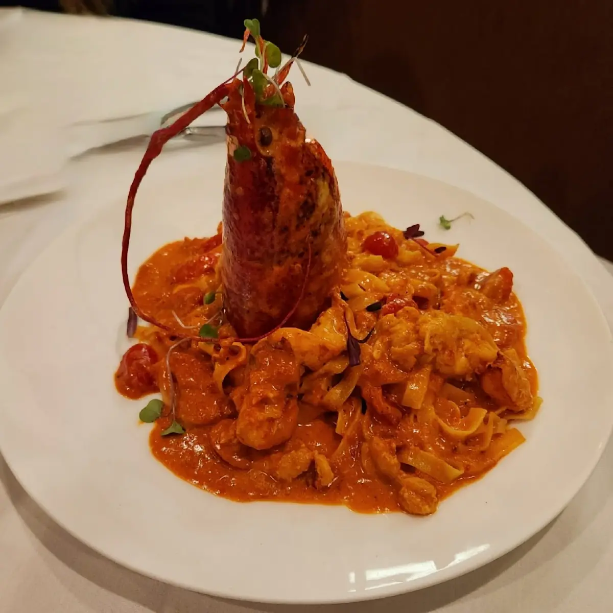 Lobster Pasta Carbonara