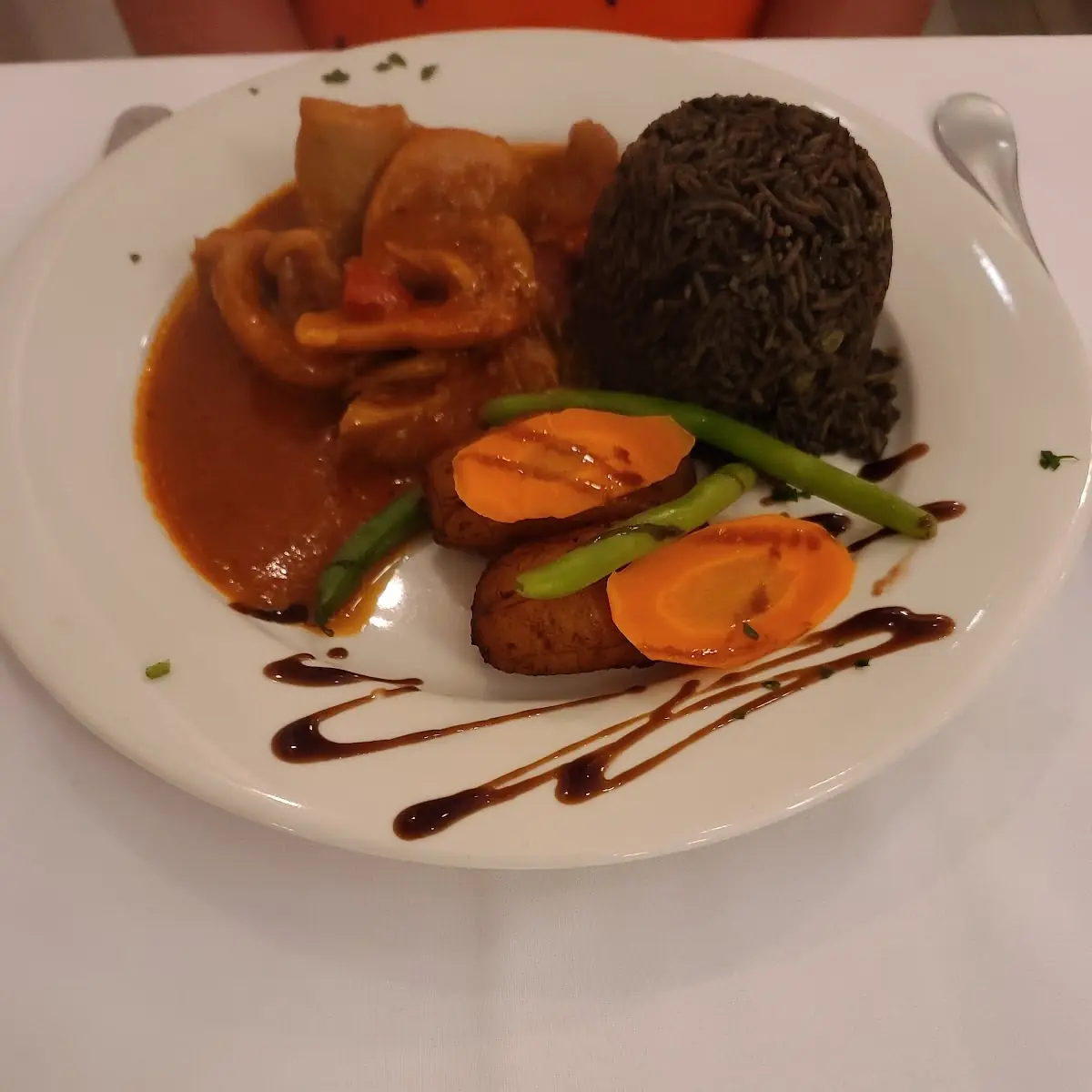 Conch with Mushroom Rice We Call It Lambi
