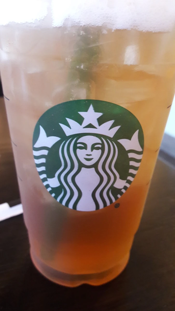 Iced Peach Green Tea Lemonade