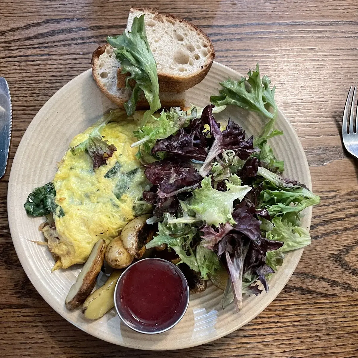 Bacon & White Cheddar Omelet