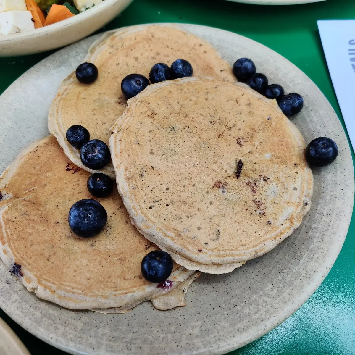 Blueberry Quinoa Pancakes