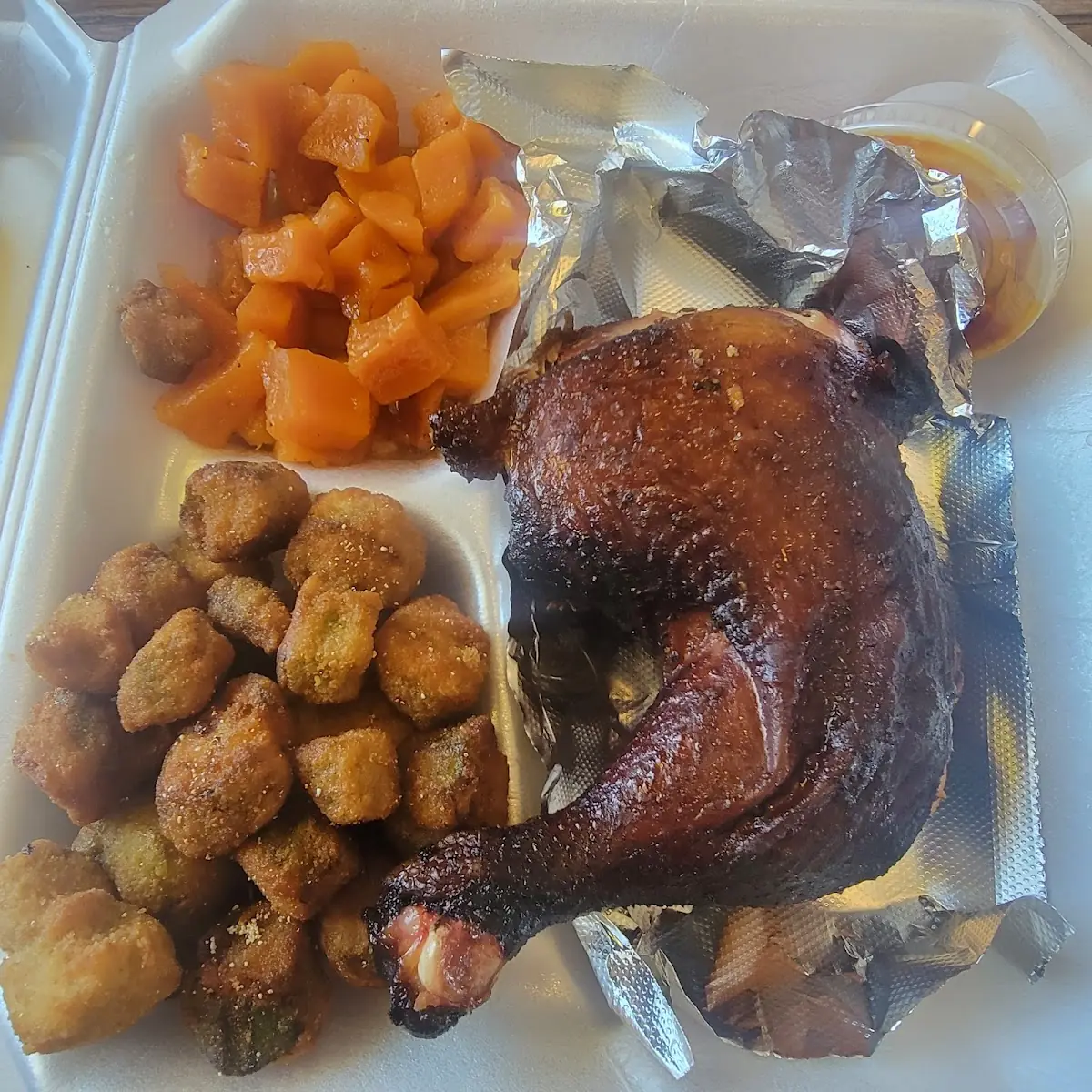 Smoked Chicken Dinner