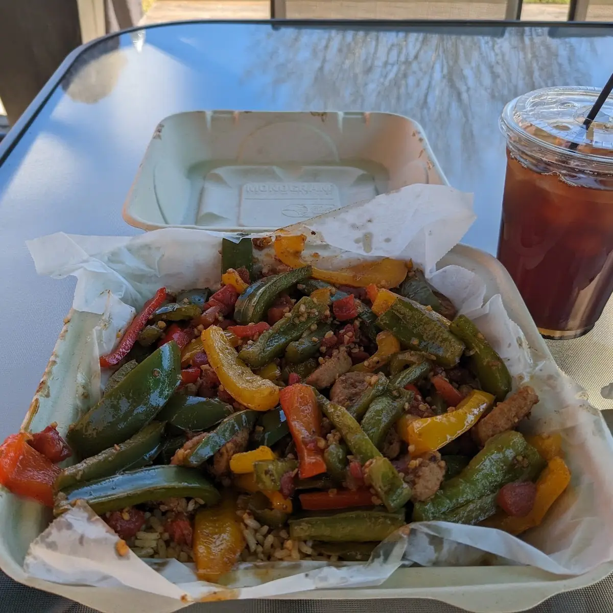 Brown Rice with Mango Tea
