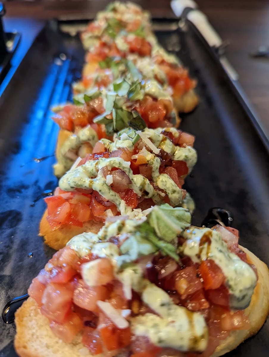 Bruschetta, MR MIKES SteakhouseCasual