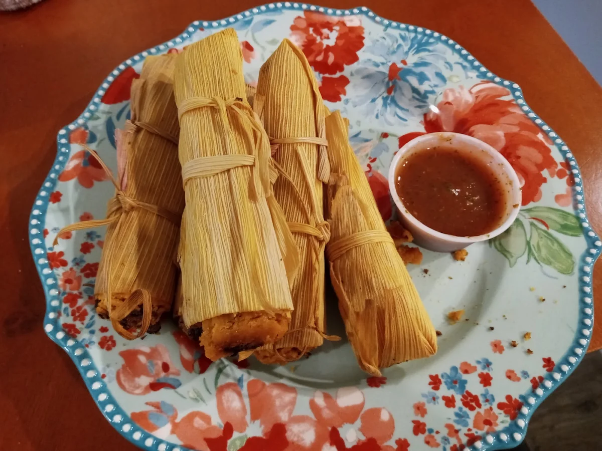 Black Bean and Queso Tamale