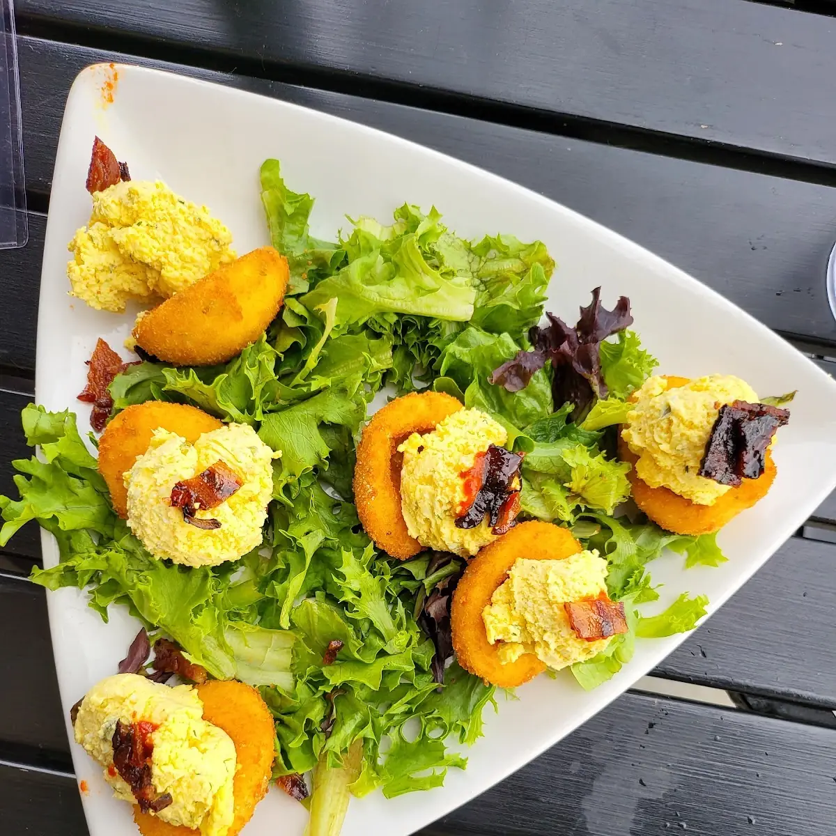 Deep Fried Deviled Eggs