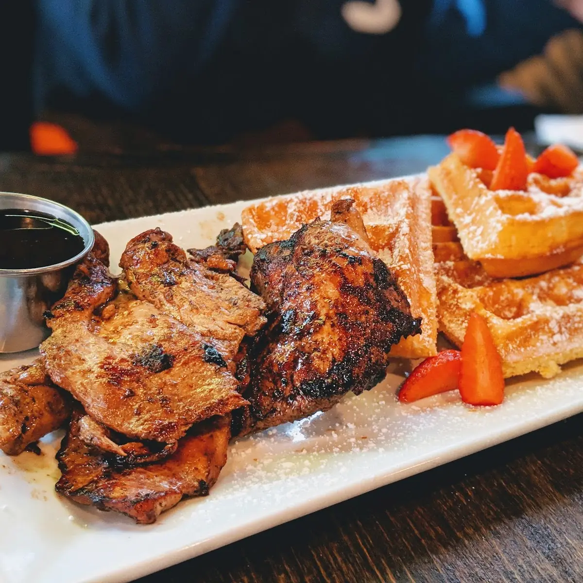 Jerk Chicken & Waffle