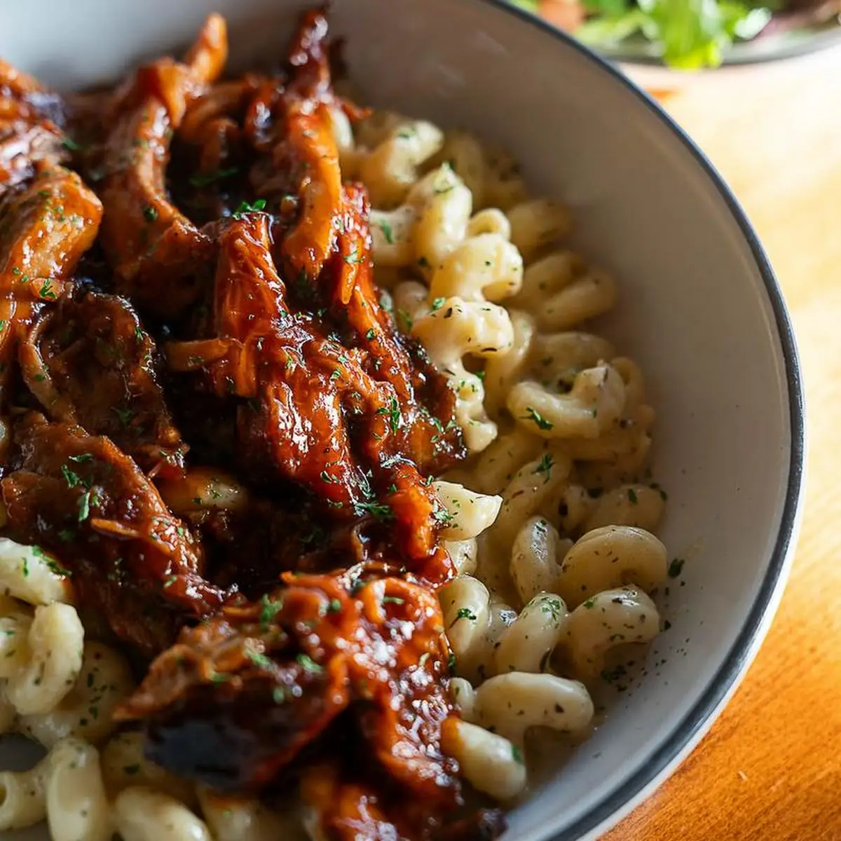 BBQ Pulled Pork Mac & Cheese