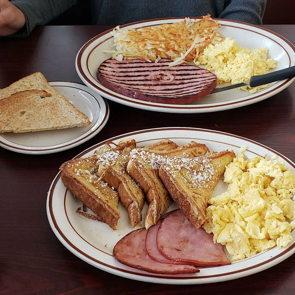 Ham Steak Bone in & Eggs