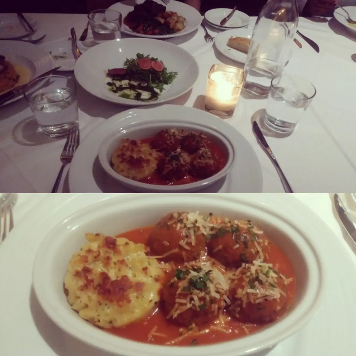 Aged Beef Meatballs with Risotto