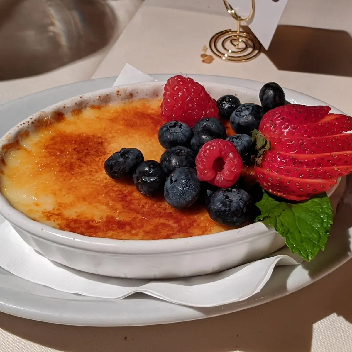 Vanilla Bean Crème Brulée