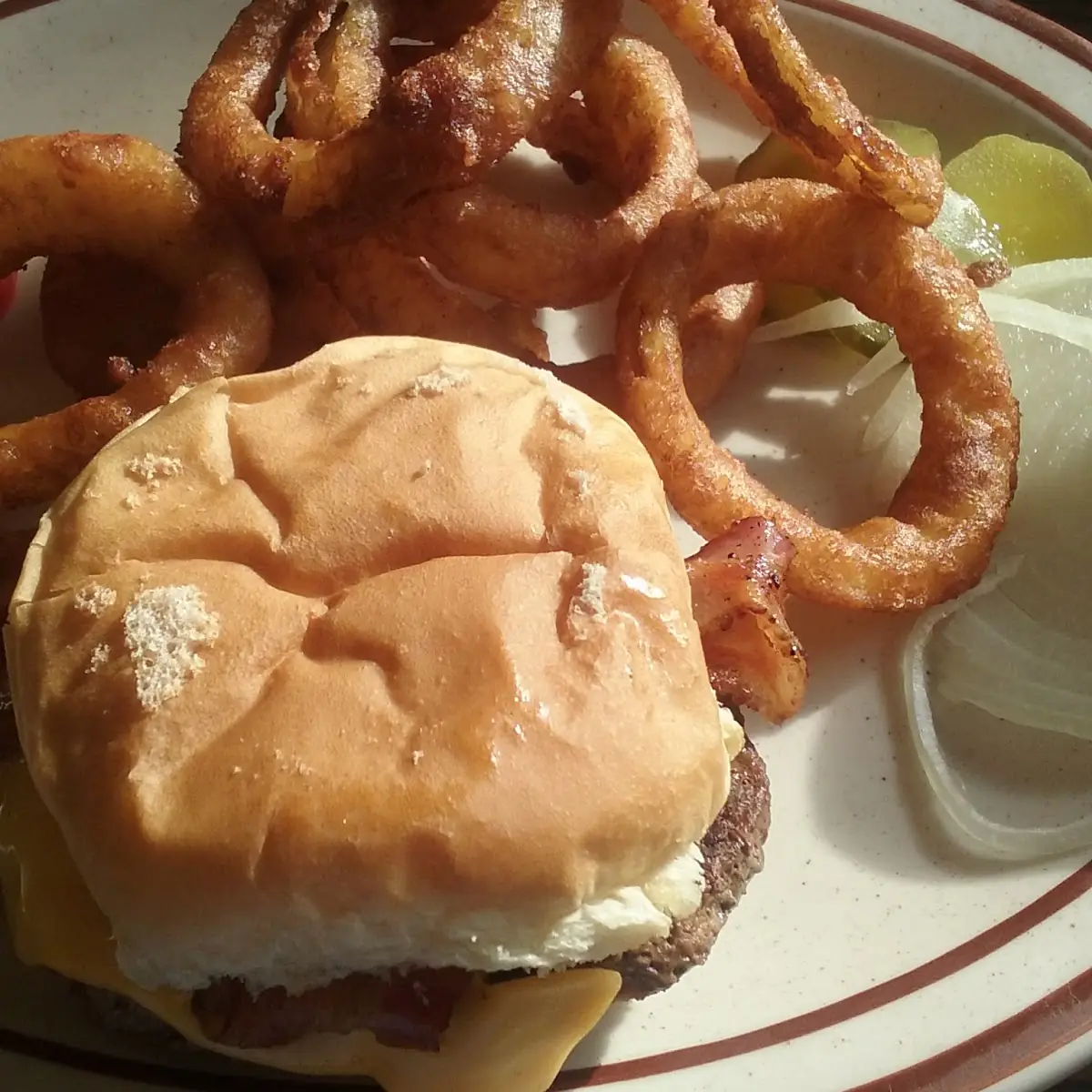 Mushroom Swiss Burger Sandwich