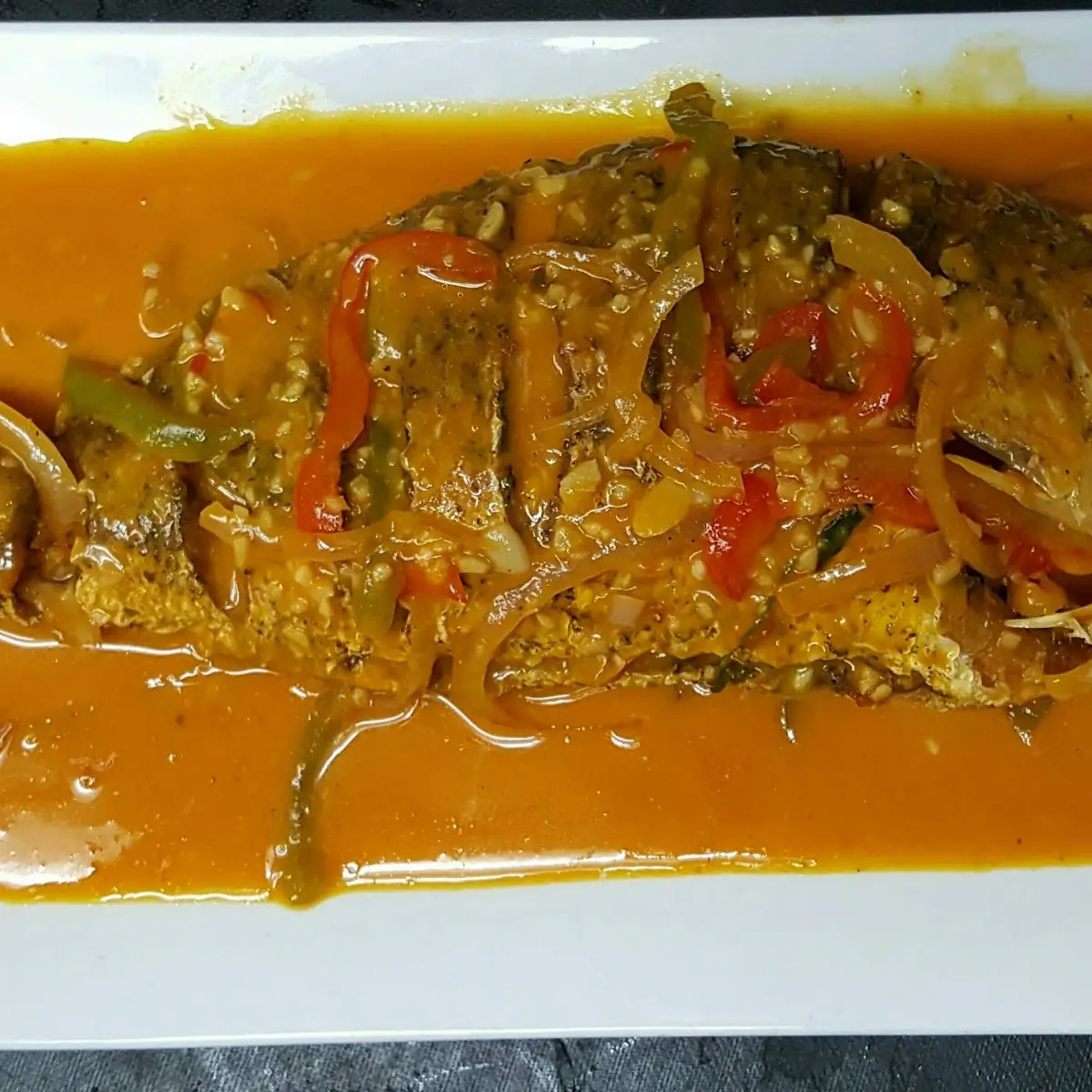 Red Snapper in Coconut Sauce