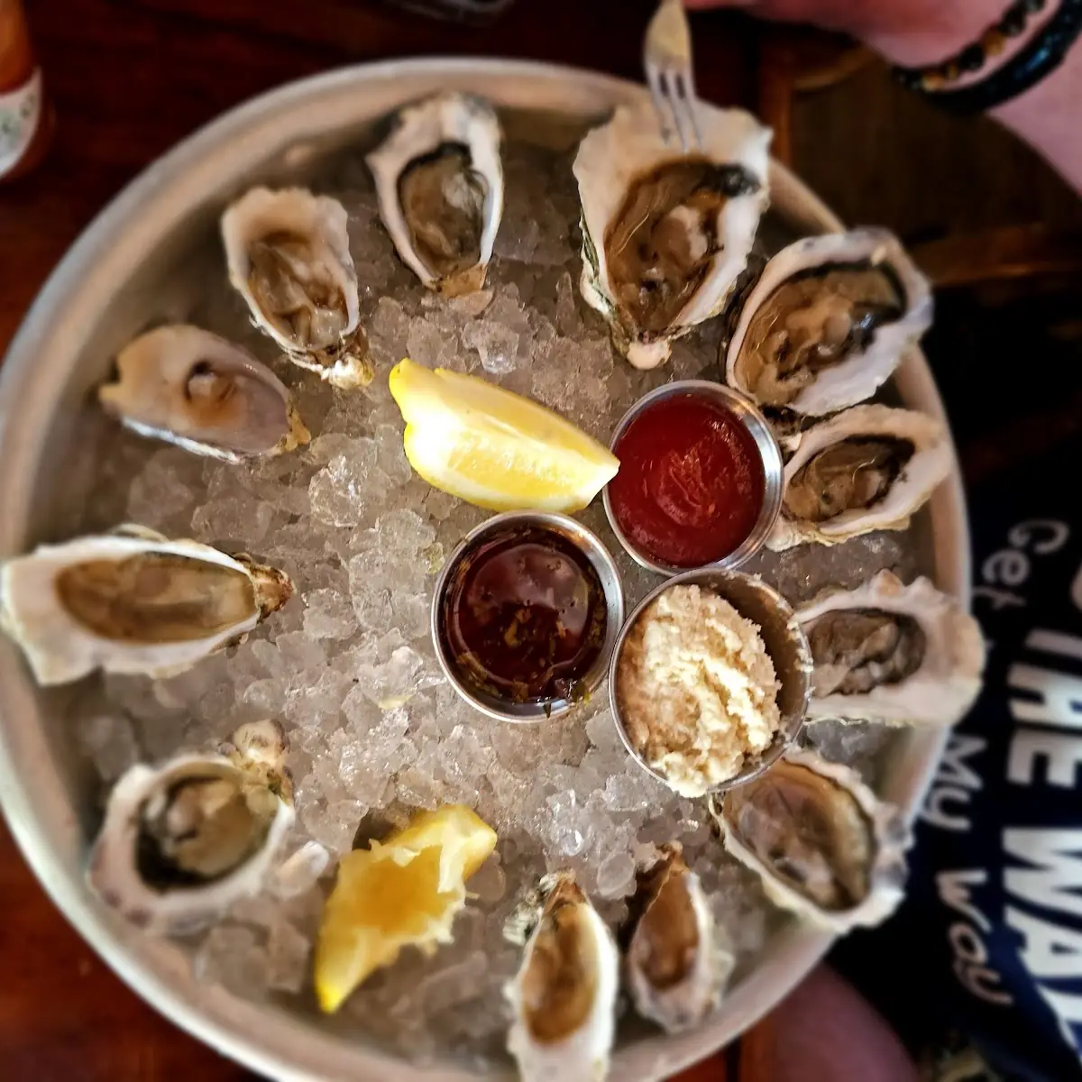 Fresh Oysters and Fish Chips