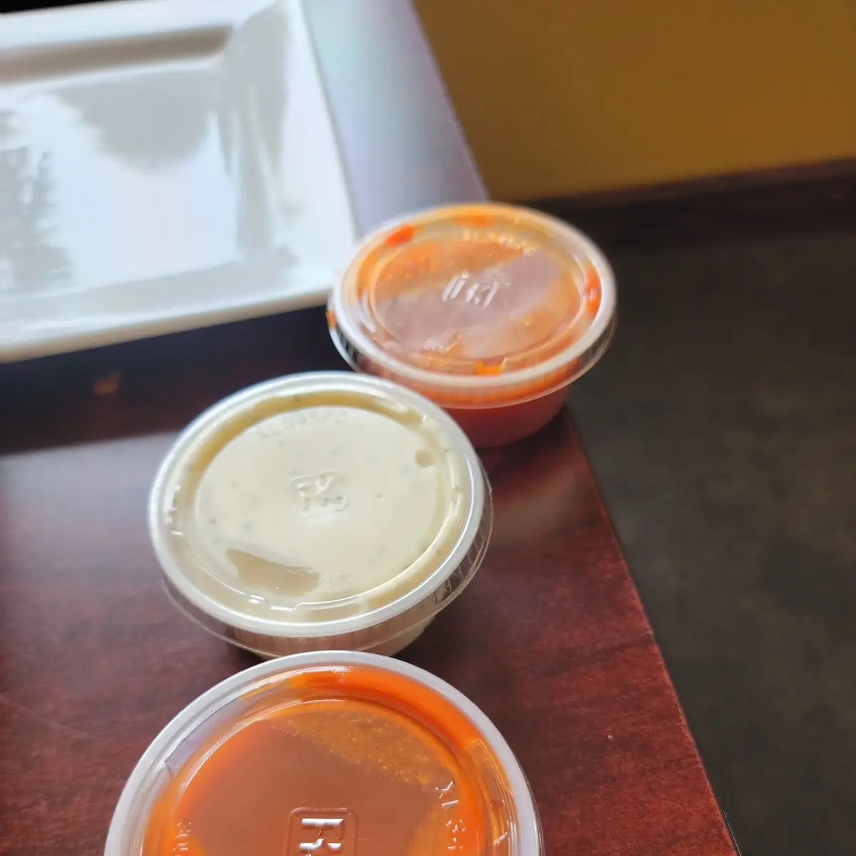 Dipping Sauce Ranch and Buffalo