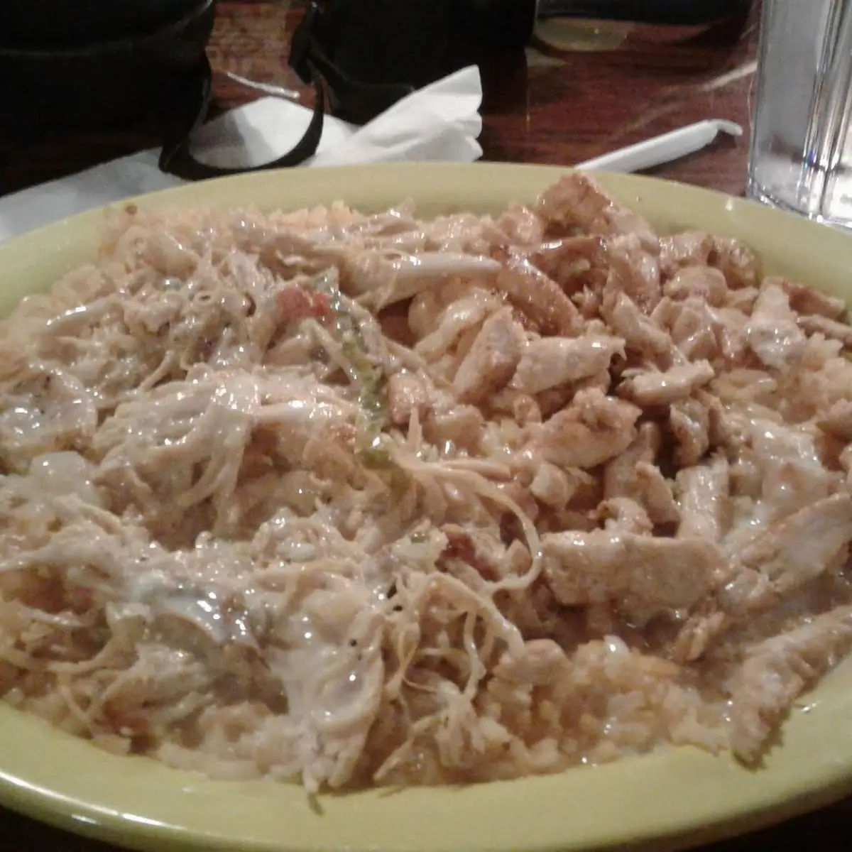 Shredded Chicken Cheese and Rice