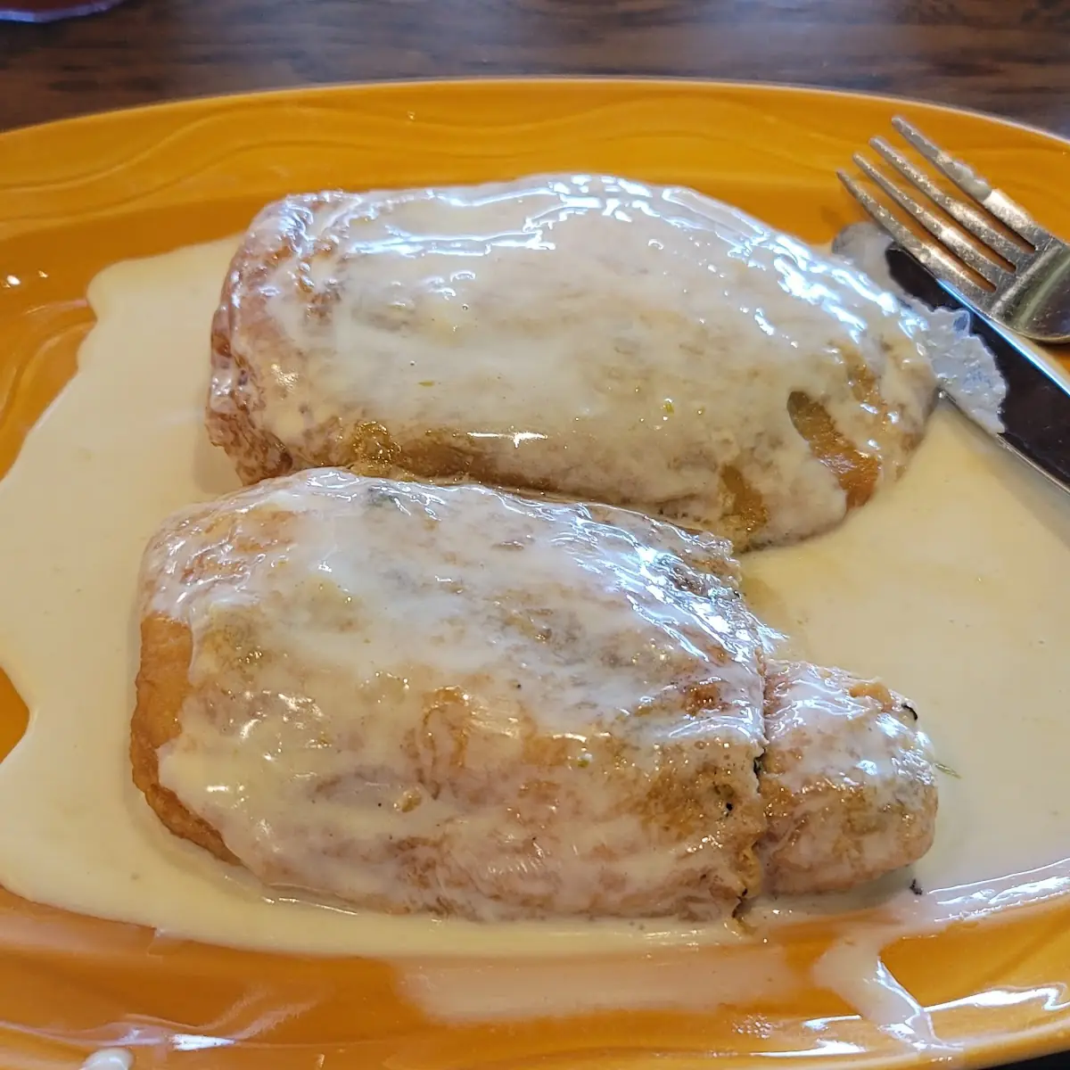 Chile Relleno with Cheese Dipping Sauce