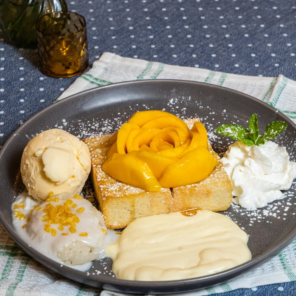 Mango Sticky Rice Toast