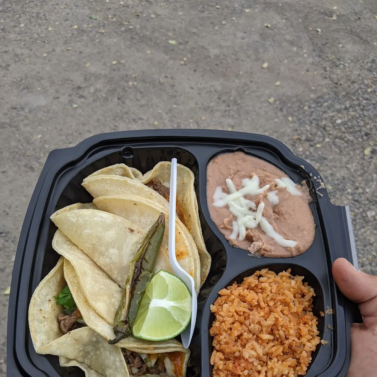 Carne Asada Taco Plate