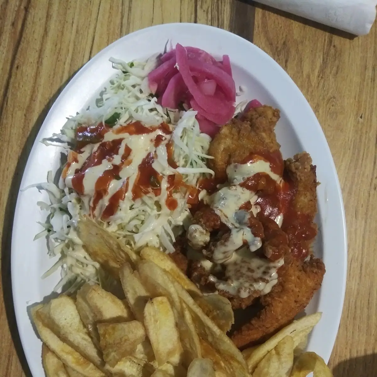 Pollo Frito Con Tajadas