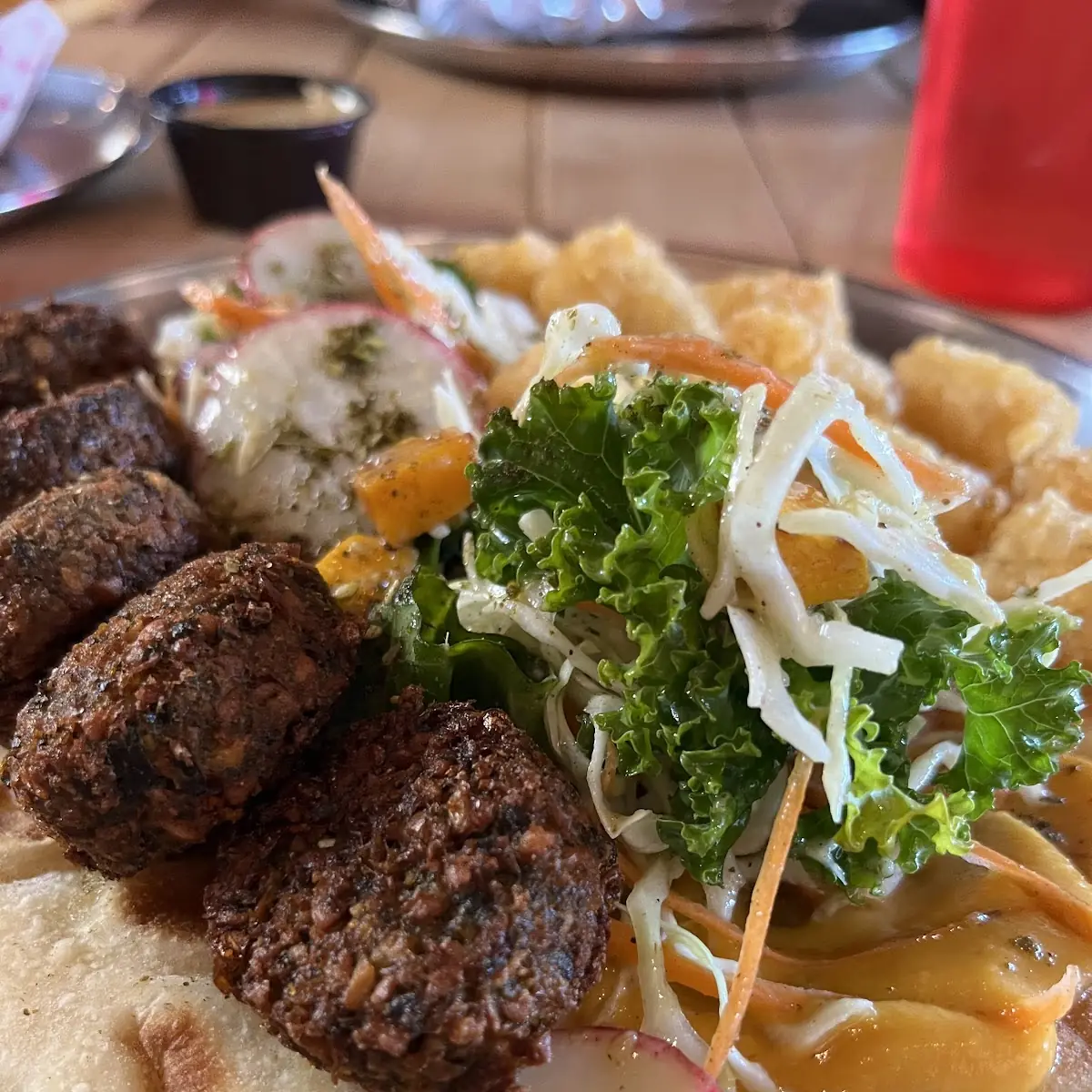 Green Chile Falafel