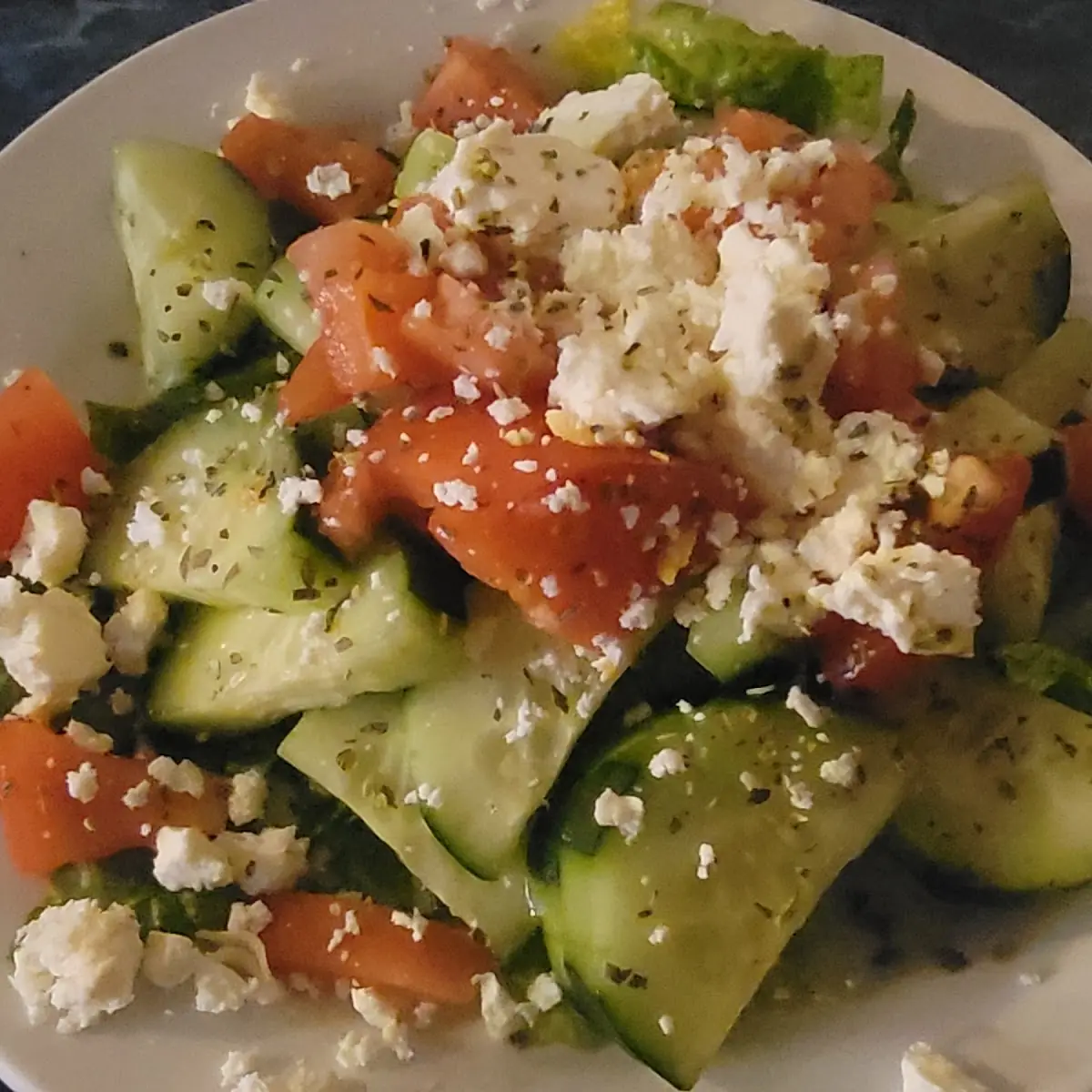 Tomato Cucumber Salad