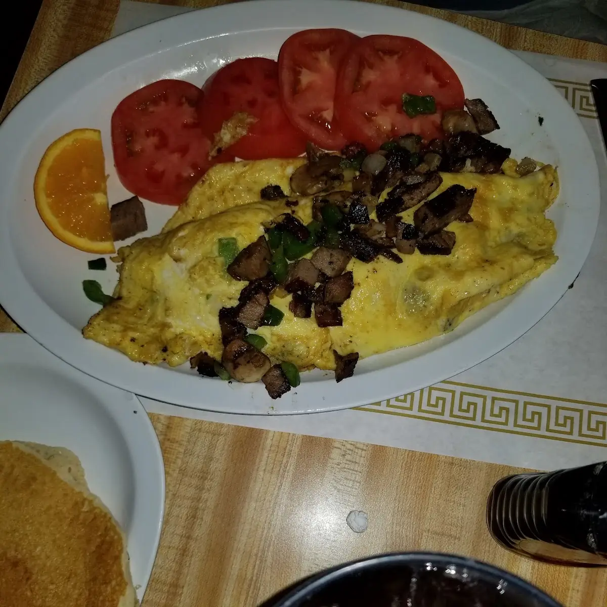 Philly Cheesesteak Omelette