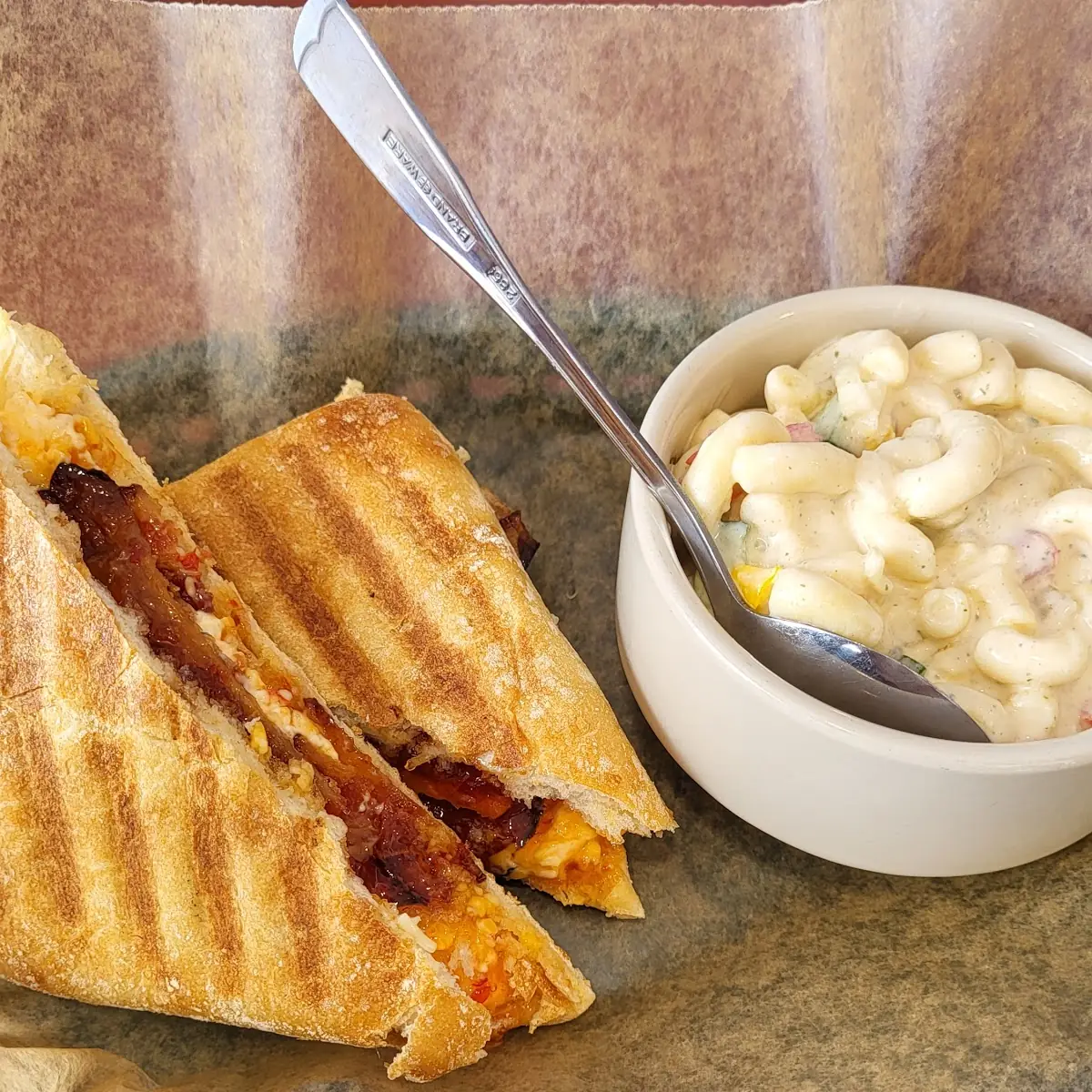 Grilled Cheese Sandwich with Chips