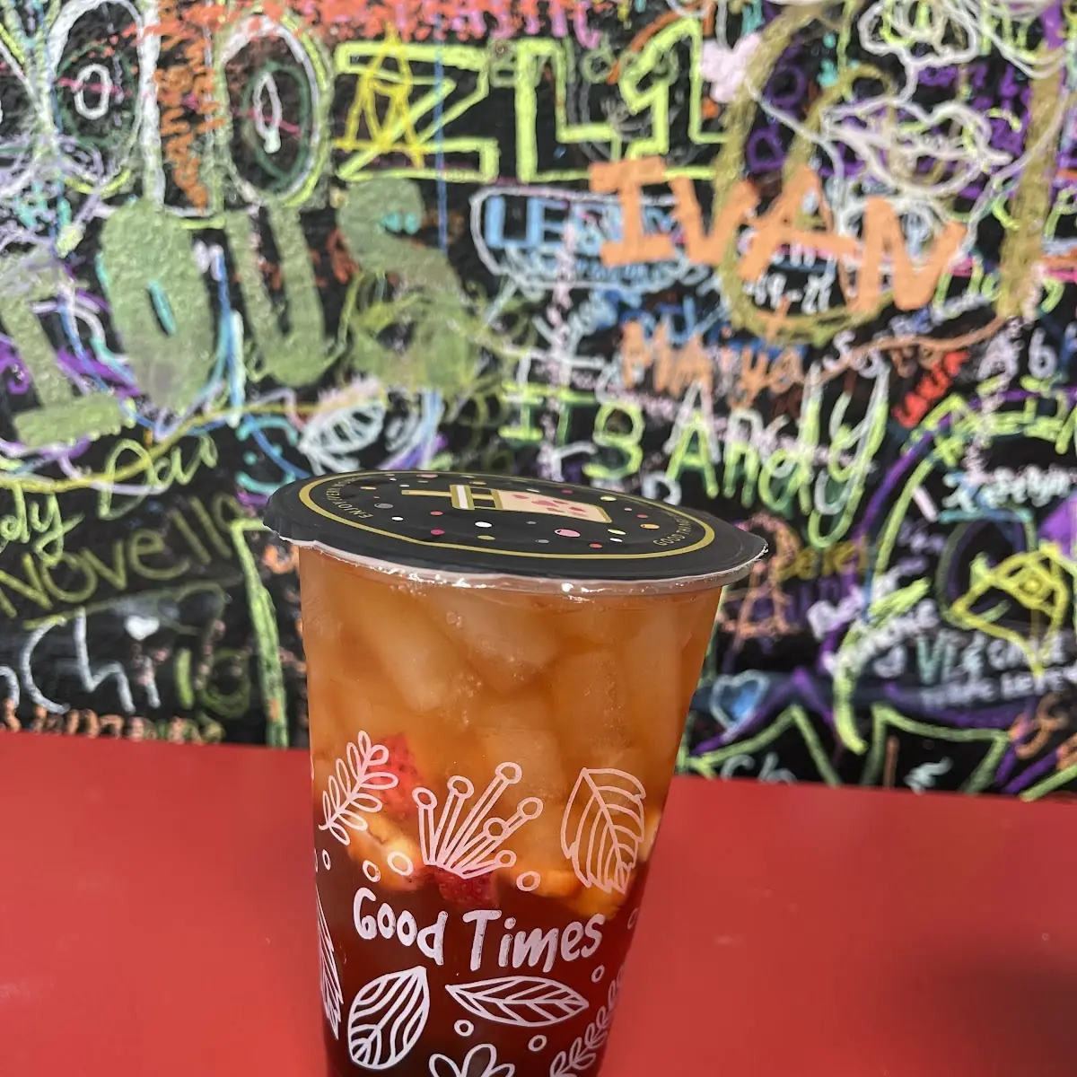 Wintermelon Iced Tea Grass Jelly & Basil Seeds