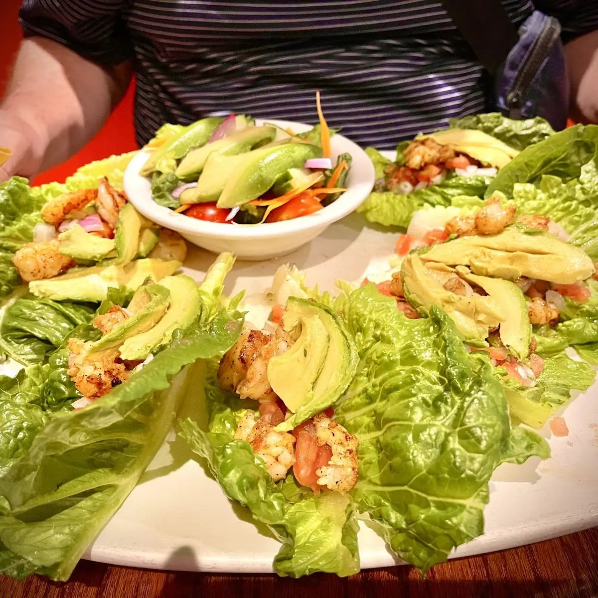 Grilled Shrimp Lettuce Wrap
