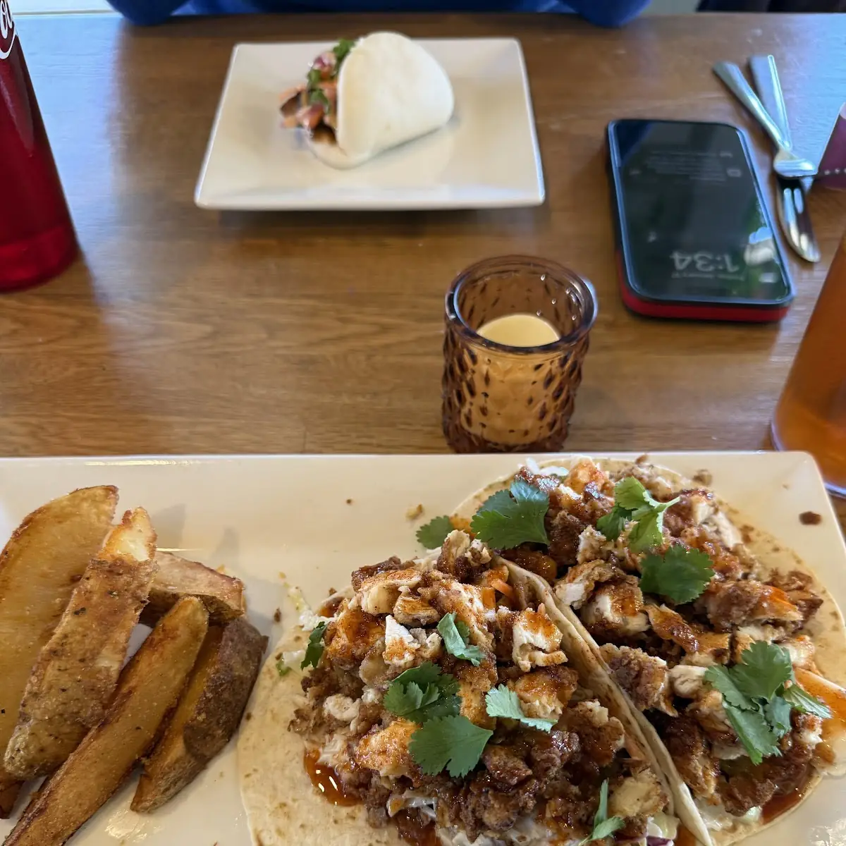 Spicy Honey Chicken Tacos