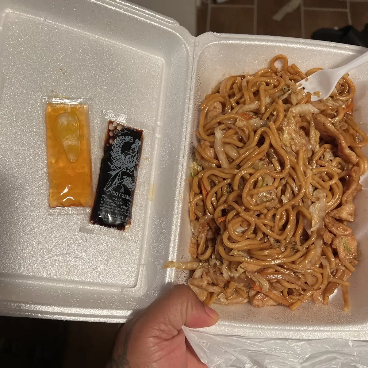 Roast Pork Chow Mein