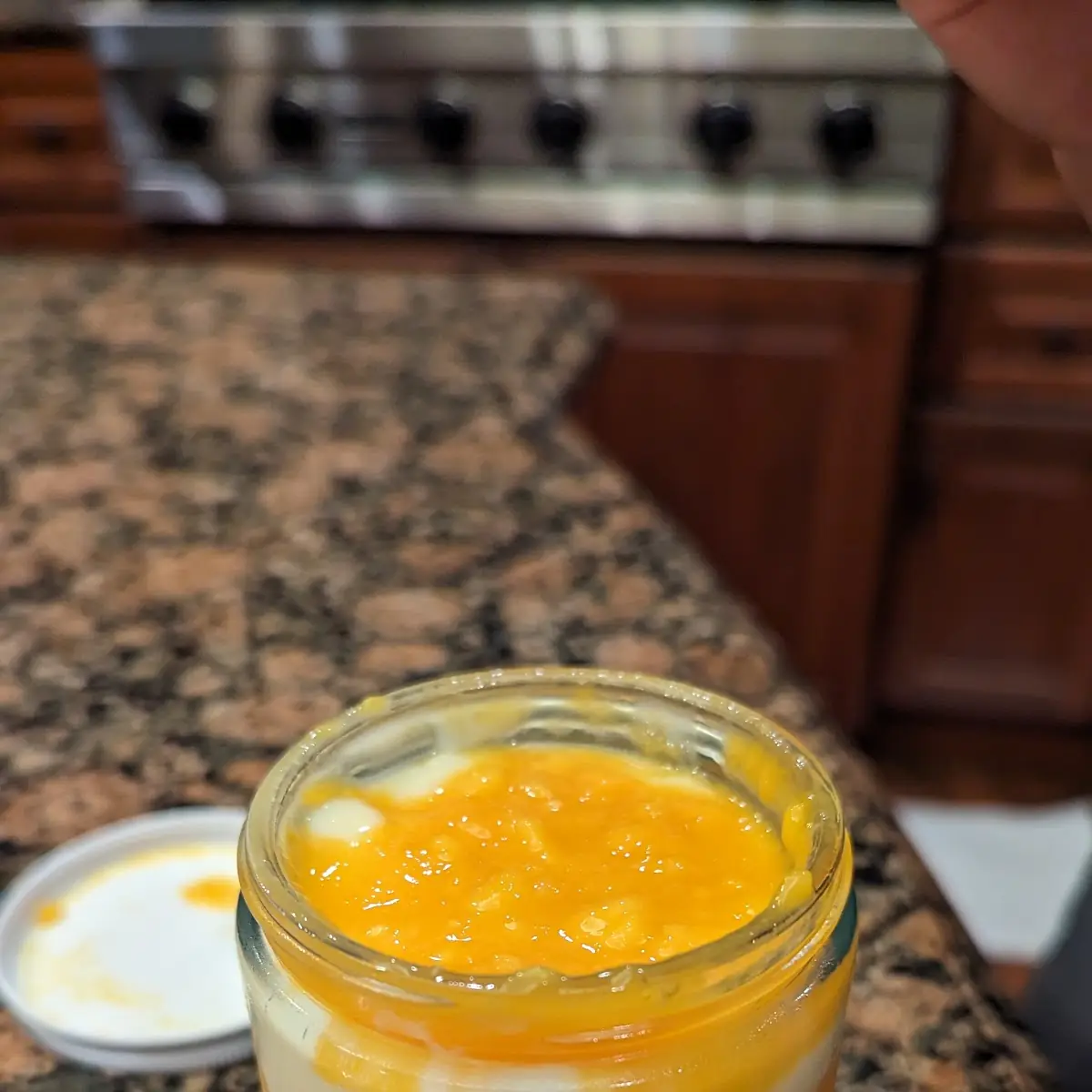 Mango Mochi Coconut Dessert