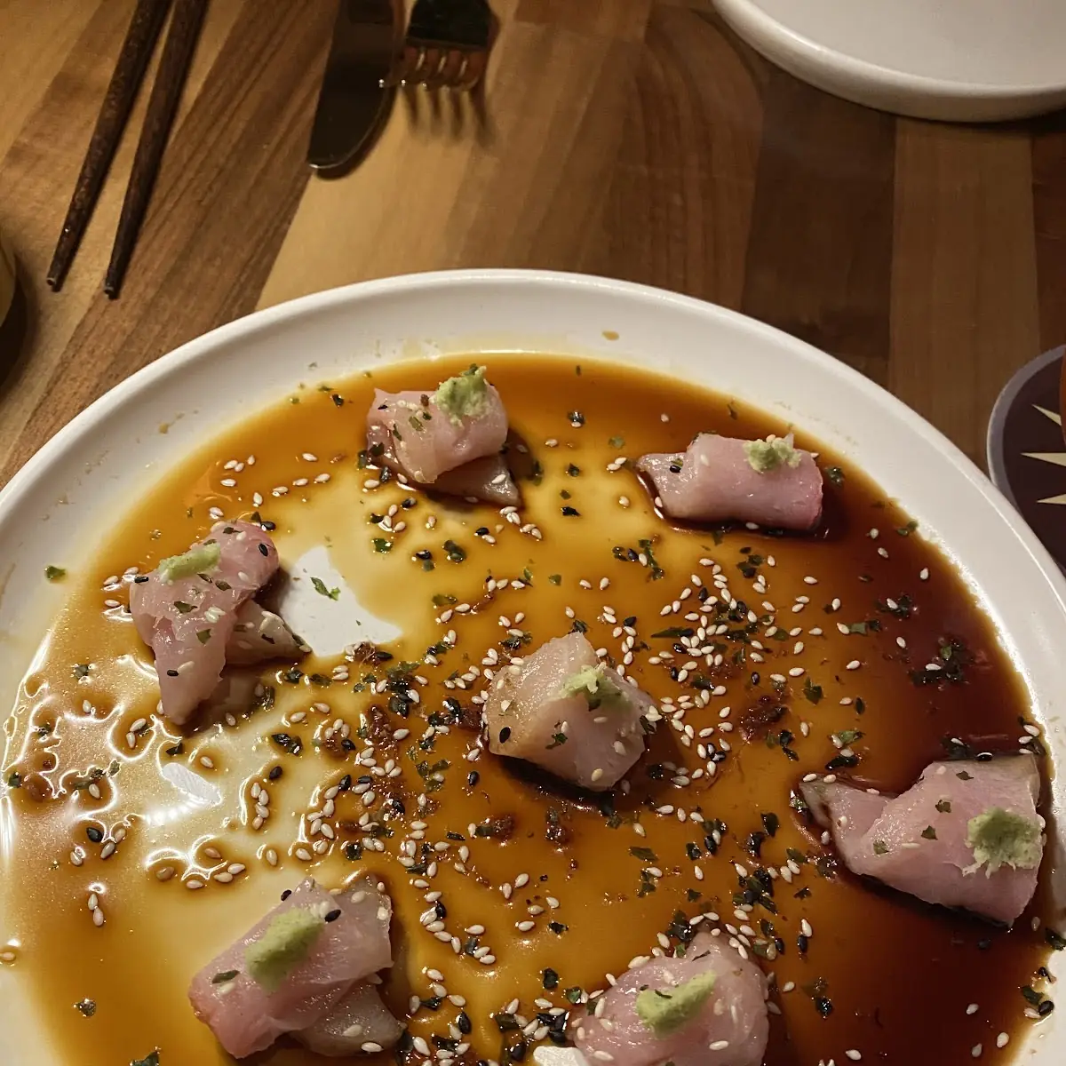 Hamachi Crudo
