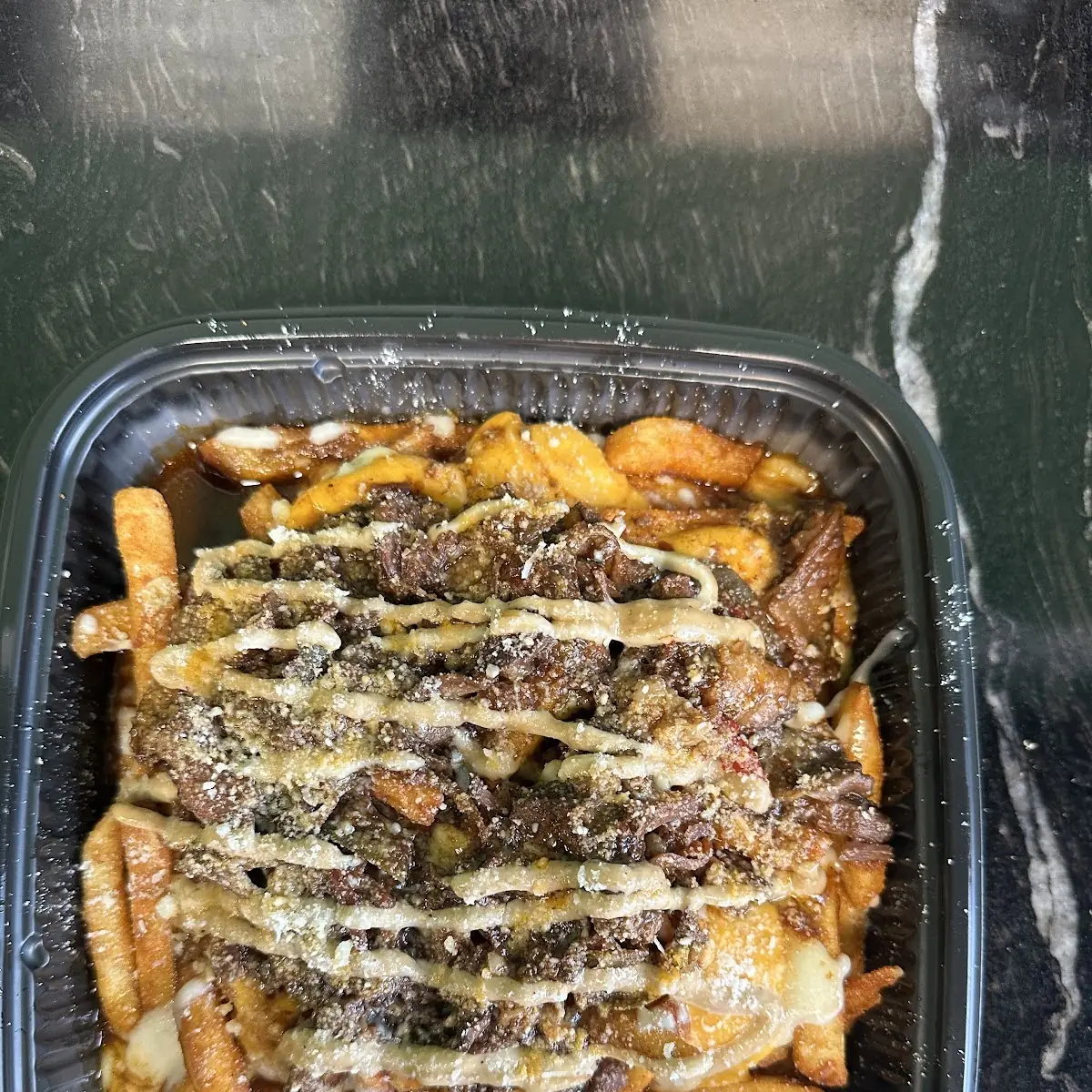Jerk Chicken Sub Fries