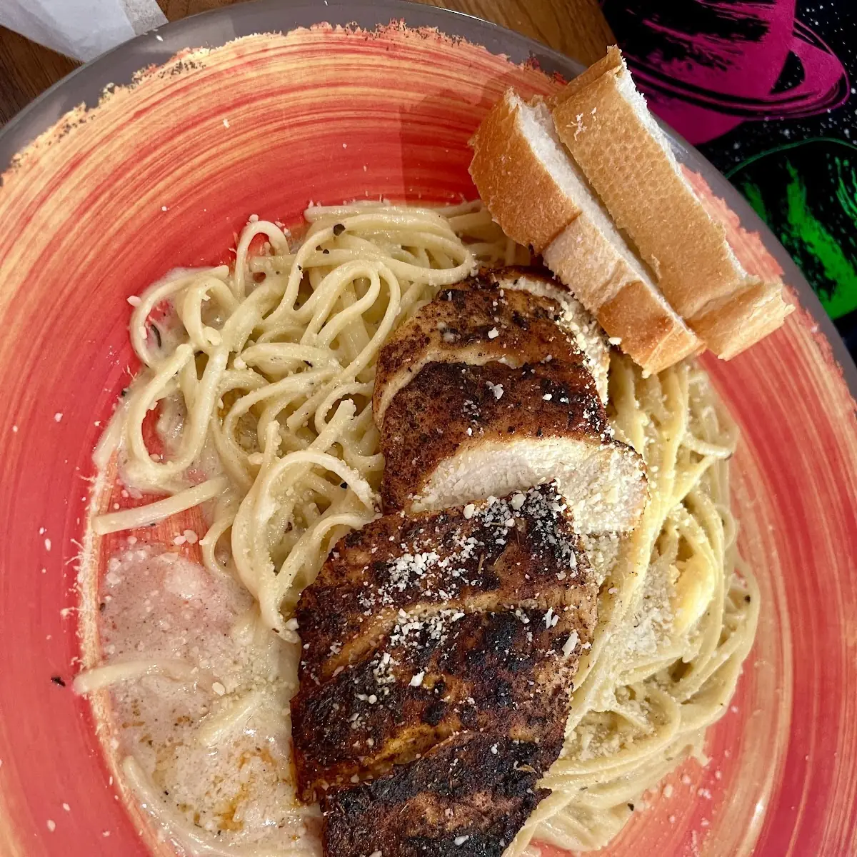 Blackened Chicken Alfredo