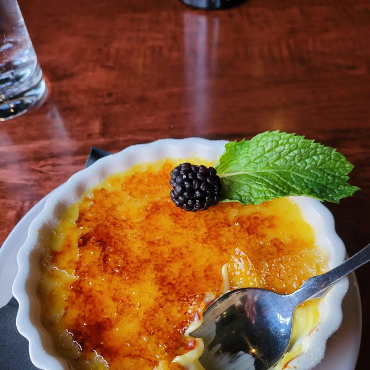 Ginger Infused Creme Brulee