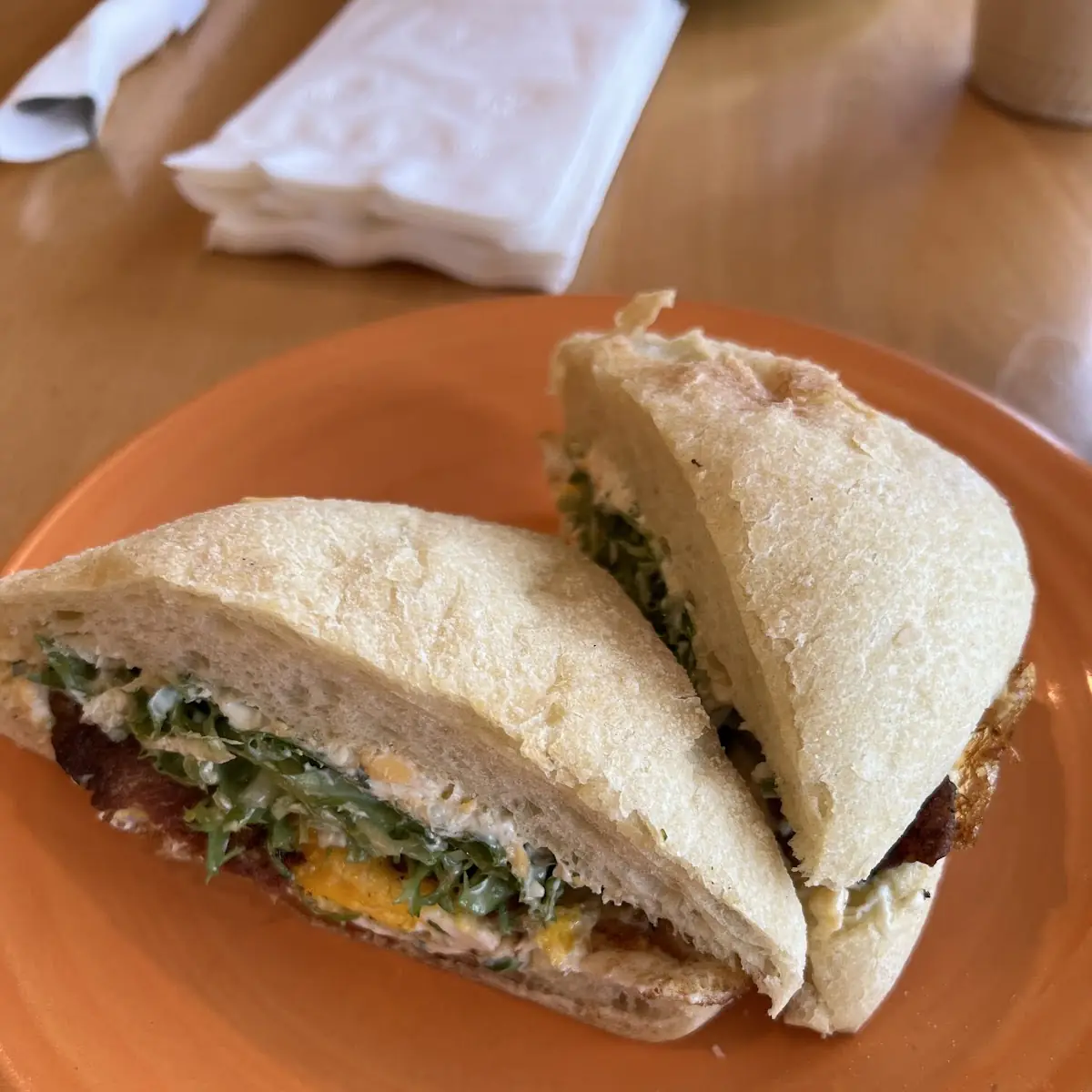 Chicken Pesto Avocado Panini C P A