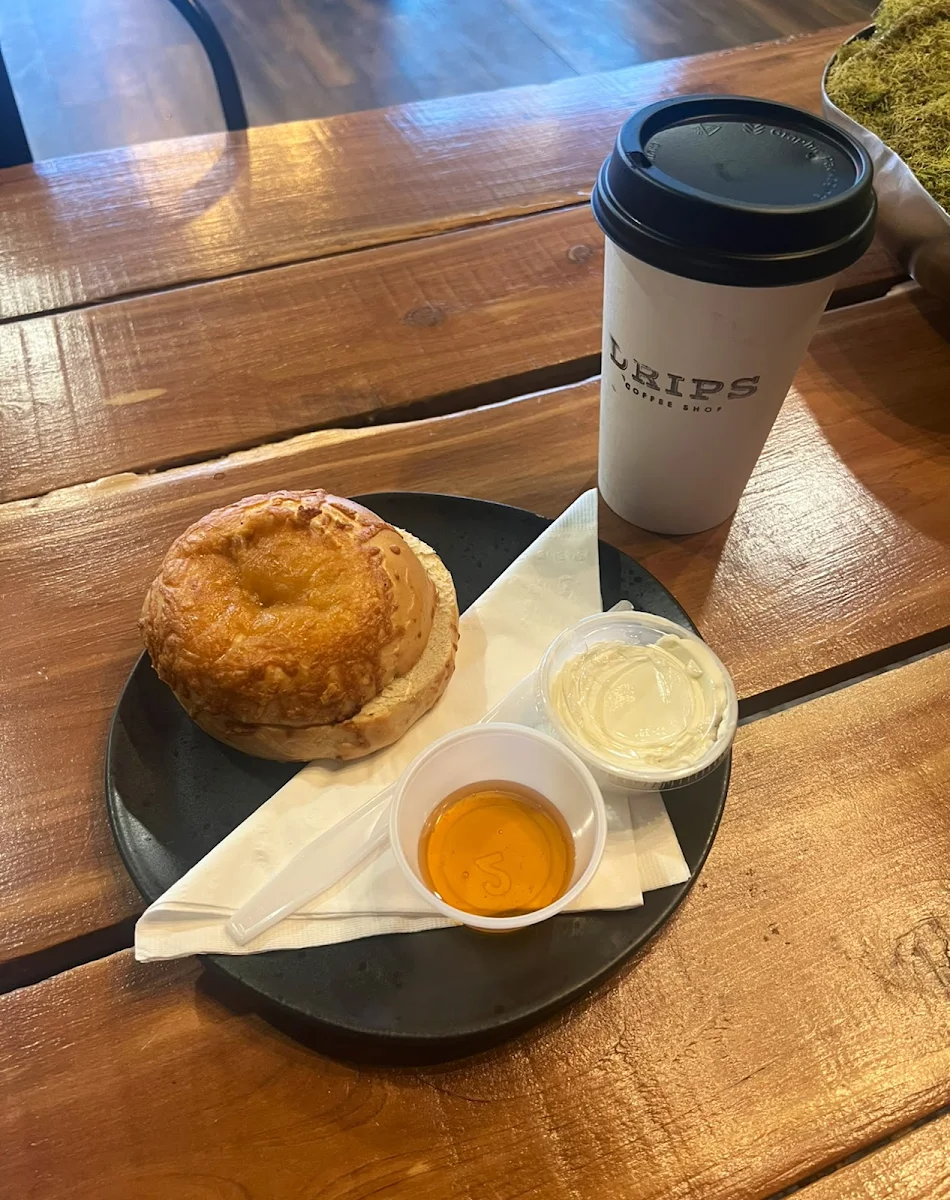 Asiago Bagel with Cream Cheese