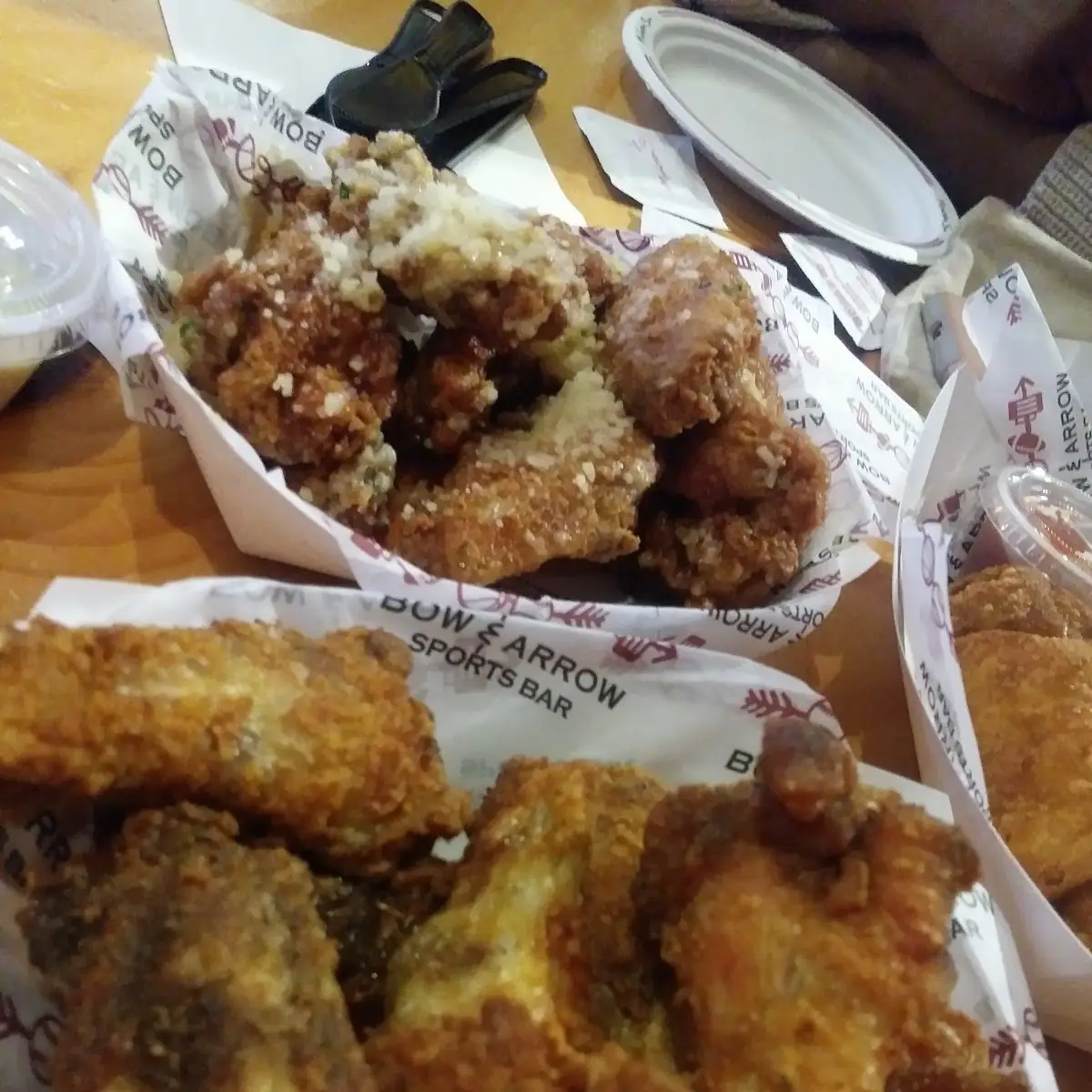 Garlic Parm and Dry Rub Wings