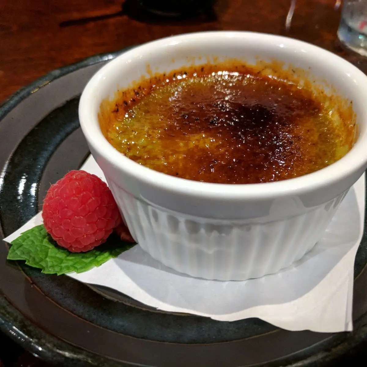 Green Tea Creme Brulee