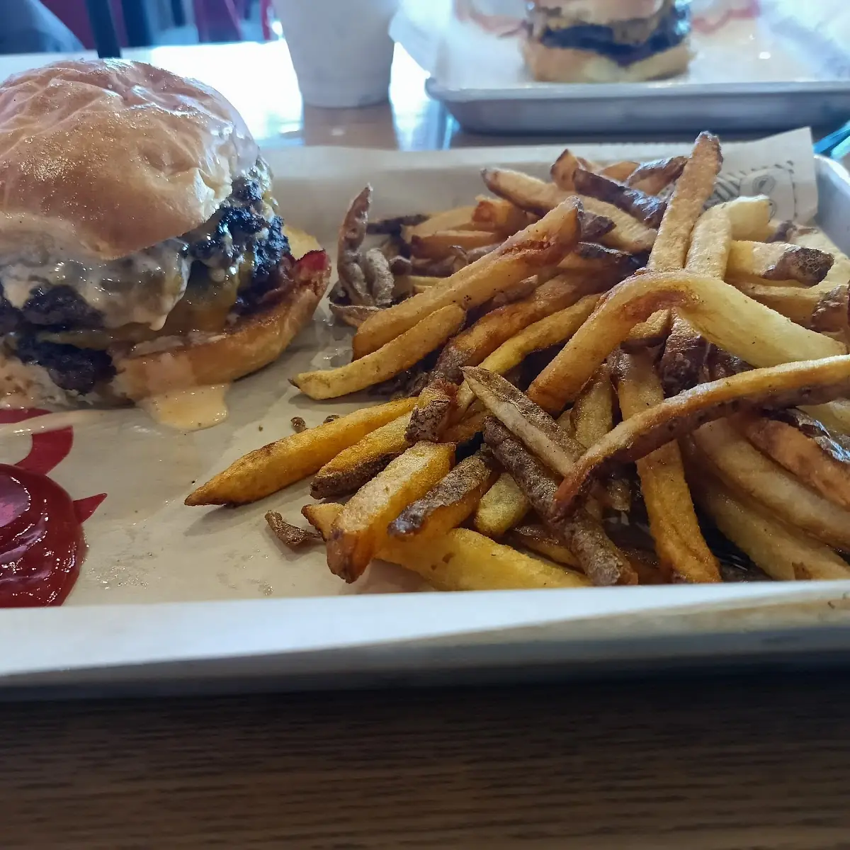 Double Bacon Jam Burger